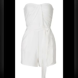 Great Jones White Strapless Romper